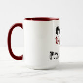 私はバイポーラではない – 私は母だ！ マグカップ (左)