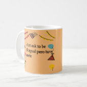 私はバイリンガルだ!お前の超能力は何だ? コーヒーマグカップ (正面左)