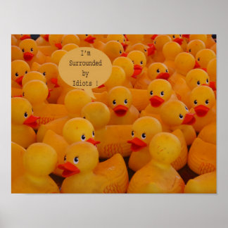私はバカに囲まれている ポスター