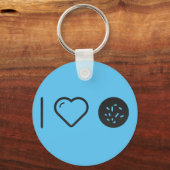 私はバクテリアが大好き キーホルダー (正面)