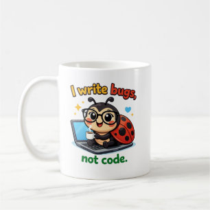 私はバグを書く、コードではない。 コーヒーマグカップ