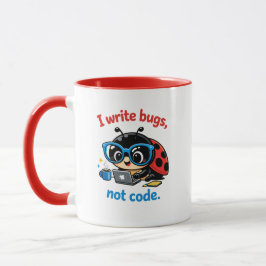 私はバグを書く、コードではない。 マグカップ