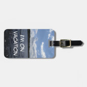 私はバケーショントラベルホリディゲタウェイフライト ラゲッジタグ (正面横)