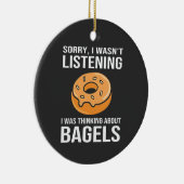私はバゲルス考えユダヤのハヌカーについて セラミックオーナメント (右)