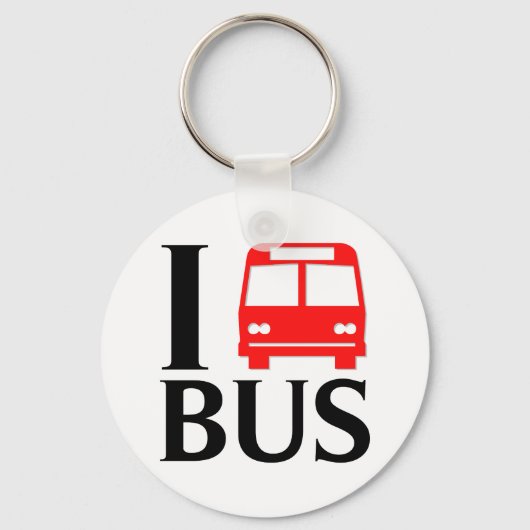 私はバスが大好き |バスが大好き |バス キーホルダー (正面)