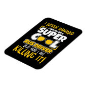 私はバスの運転手すごいだカッコいいろう マグネット (左側)