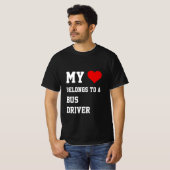 私はバスの運転手Tシャツに所属している Tシャツ (正面フル)