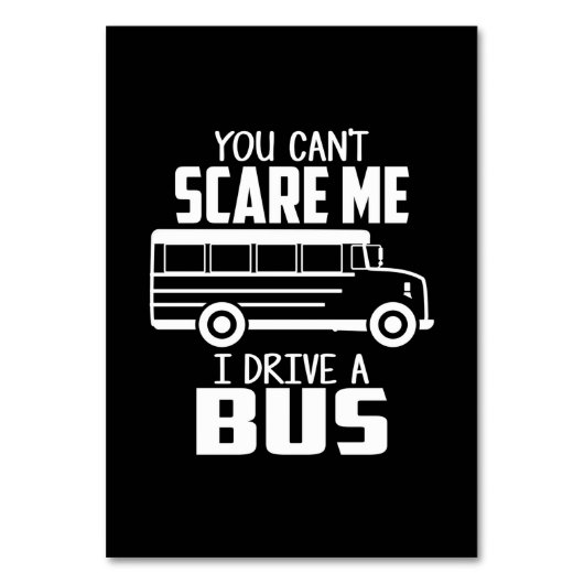 私はバスを運転する テーブルナンバー (正面)