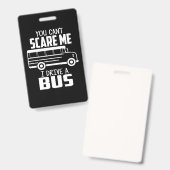 私はバスを運転する バッジ (表裏)