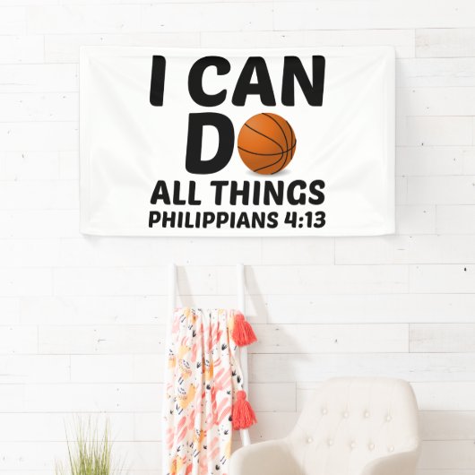 私はバスケでできることなら何でもできる 横断幕 (インサイチュ)