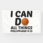 私はバスケでできることなら何でもできる 横断幕 (横)