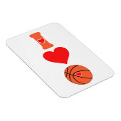 私はバスケットボールが大好きだ マグネット (右側)