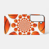 私はバスケットボールが大好き:チャンピオンズアートプリント SAMSUNG GALAXYケース (裏面横)