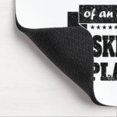 私はバスケットボール誇りを持った選手の素晴らしパパだ マウスパッド (コーナー)