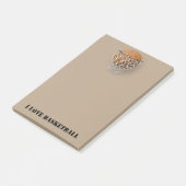 "私はバスケットボール"の後it®ノート4 x 6愛します ポストイット (アングル)