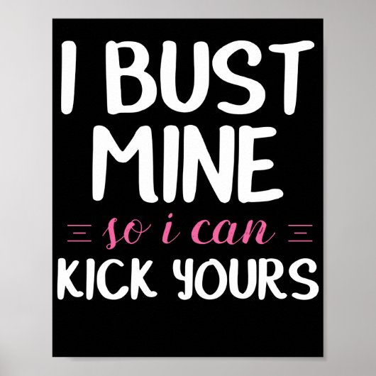 私はバストしてキックできる ポスター (正面)