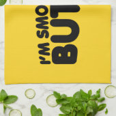 私はバターのようになめらかだ キッチンタオル (折り畳み)