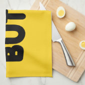 私はバターのようになめらかだ キッチンタオル (四つ折り)