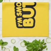 私はバターのようになめらかだ キッチンタオル (折り畳み)