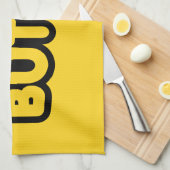 私はバターのようになめらかだ キッチンタオル (四つ折り)