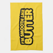 私はバターのようになめらかだ キッチンタオル (縦)