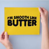私はバターのようになめらかだ チラシ (手)