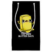 私はバター日食べおもしろい物プンダークBG スモールペーパーバッグ (正面)