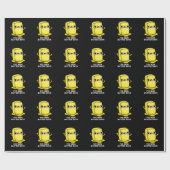 私はバター日食べおもしろい物プンダークBG ラッピングペーパー (フラット)