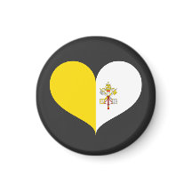 私はバチカン市旗が大好き