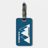 私はバックカントリーの山にいる方がいい ラゲッジタグ (裏面縦)