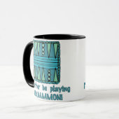 私はバックギャモン遊ムグとスタインになりたい マグカップ (正面左)