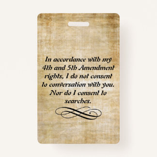 私はバッジおよび締縄承諾しません バッジ