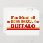 私はバッファローで大きな問題を抱えている ポストカード (正面/裏面)