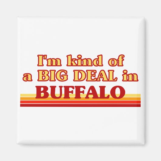 私はバッファローで大きな問題を抱えている マグネット (正面)