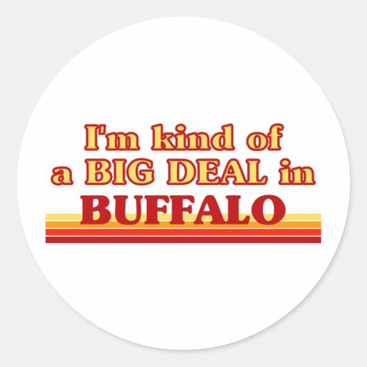私はバッファローで大きな問題を抱えている ラウンドシール (正面)