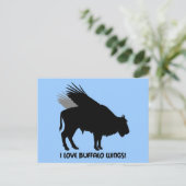 私はバッファローの翼が大好き ポストカード (スタンド正面)