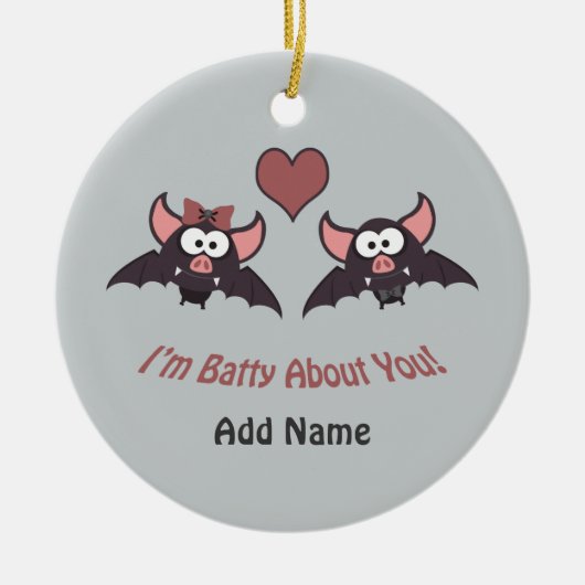 私はバティよ! セラミックオーナメント (正面)