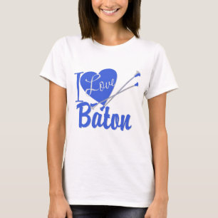 私はバトンを愛している Tシャツ