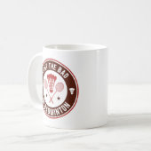 私はバドミントンに悪い事を言った コーヒーマグカップ (正面左)