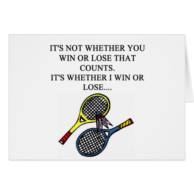 私はバドミントンのデザインを愛します (正面横)