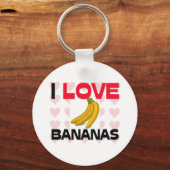 私はバナナが大好き キーホルダー (正面)