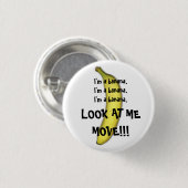 私はバナナです 缶バッジ (正面&裏面)