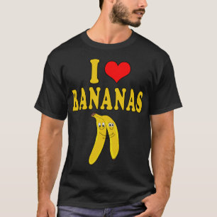 私はバナナの衣装おもしろいビーガンが大好き Tシャツ