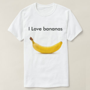 私はバナナを愛します Tシャツ