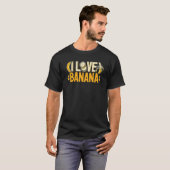 私はバナナサマーフルーツバナナ農家 Tシャツ (正面フル)
