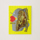 私はバナナパンケーキが大好き(ハート)です……タイ通り食品 ジグソーパズル (縦)