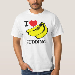 私はバナナプディングを愛します Tシャツ
