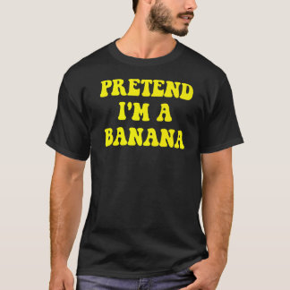 私はバナナ怠惰なハロウィーンの衣装Outfiであるフリ Tシャツ