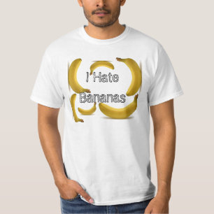 私はバナナ- Tシャツ--を憎みます Tシャツ