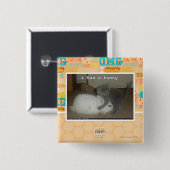 私はバニーを飼っています 缶バッジ (正面&裏面)